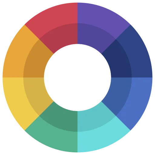 Color gradient generator with smooth blended colors