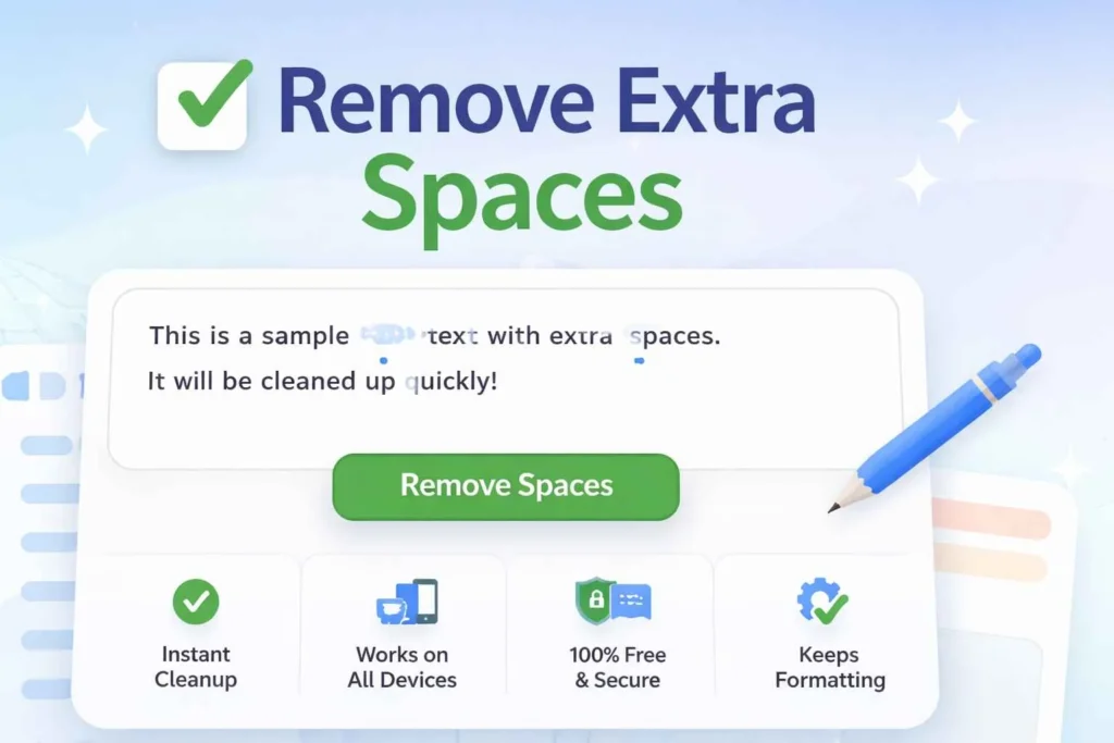 online free Remove Extra Spaces