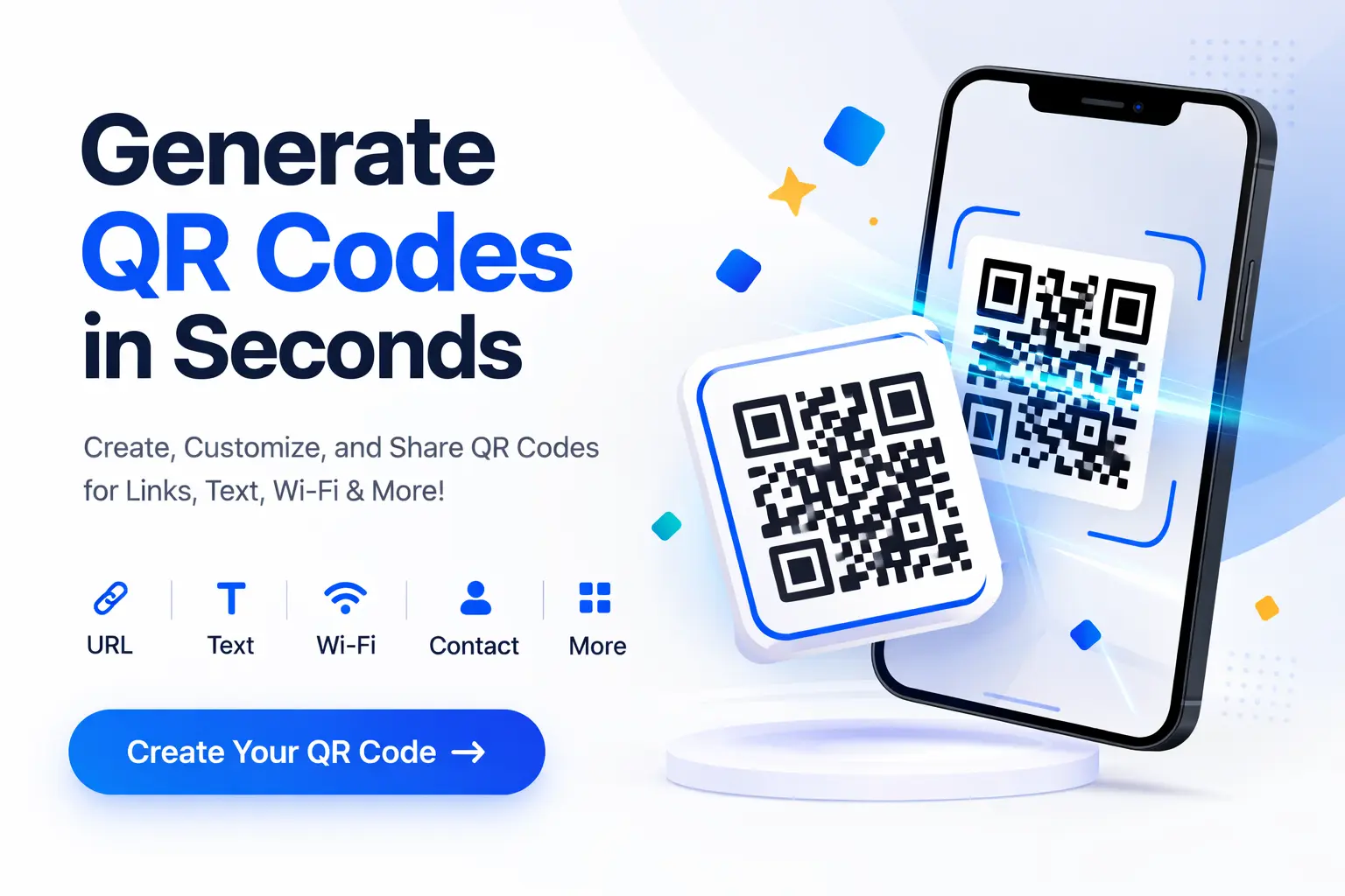 QR Code Generator 2026 – Create Custom QR Codes Free.