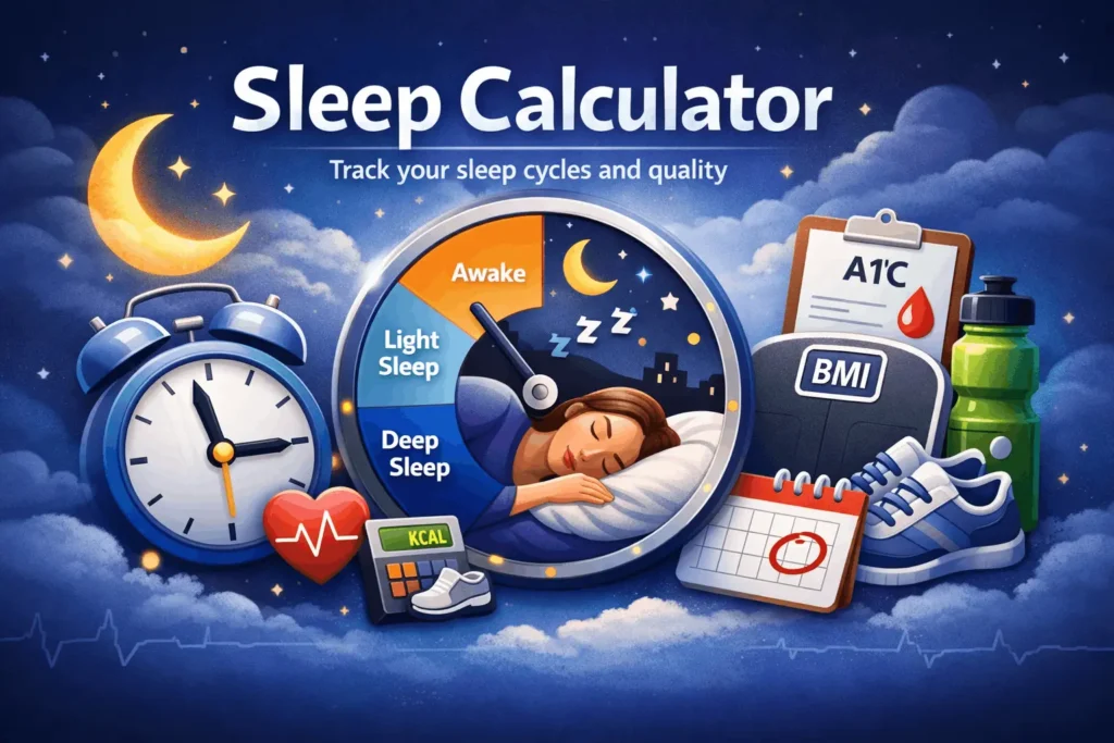 sleep calculator sleep cycle chart